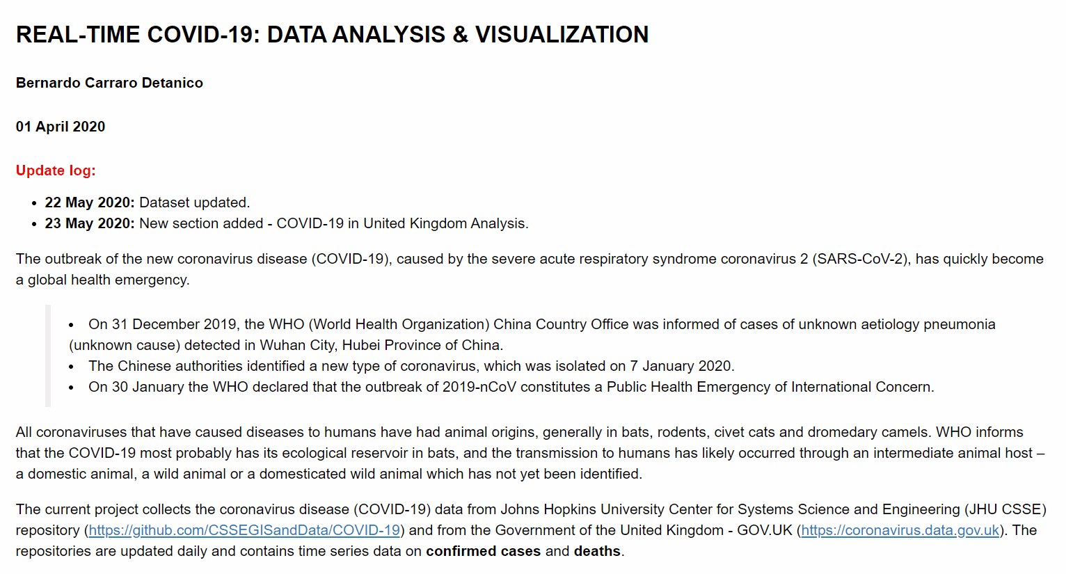 GitHub - bdetanico/COVID-19-Data-Analysis-Visualization: COVID-19: DATA ...